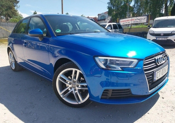 Audi A3 cena 74900 przebieg: 71000, rok produkcji 2018 z Głubczyce małe 137